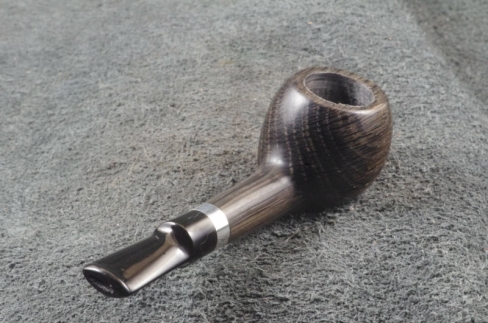 Pipe Pierre Morel PAUSE CAFE FOSSIL SILVER EBO.