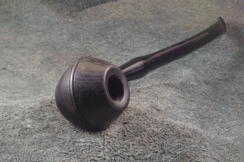 Pipe Pierre Morel LISEUSE RHOD. FOSSIL SILVER ACRY.