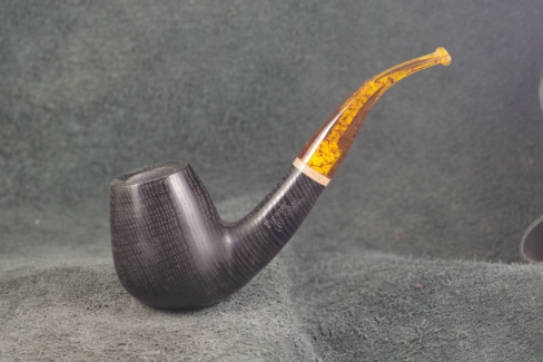 Pipe Pierre Morel BENT FOSSIL ACRY. JURASSIC