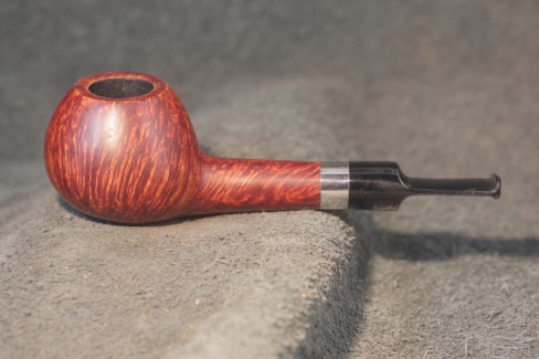 Pipe Pierre Morel APPLE AAA SILVER SITTER EBONITE